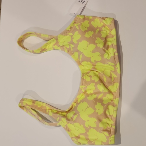 Gap Recycled Scoopneck Bikini Top & High Rise Bikini Bottom Small MSRP $90 SU020 - Picture 4 of 11